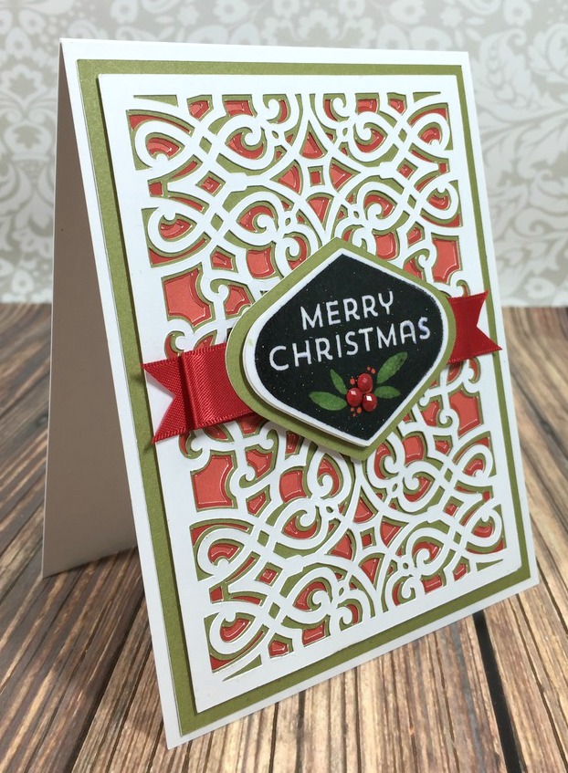 Courtney Lane Designs Cricut Artistry Christmas card