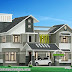 2300 sq-ft modern sloping roof home