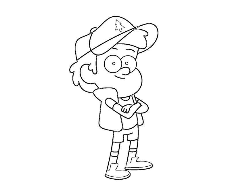 mabel and dipper coloring pages - photo #3
