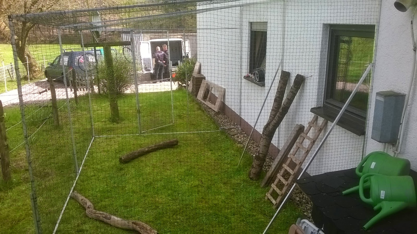 Experte vom Profi aus NRW Freistehendes Katzengehege mit