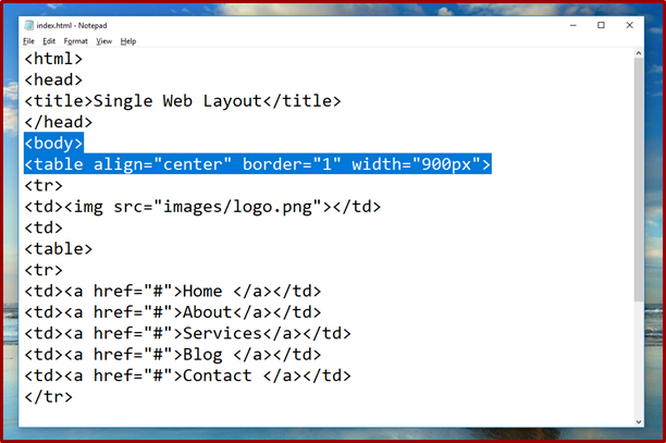 Website Designing Course in Telugu | How to create web layout using Table in HTML Website Designing Course in Telugu | How to create web layout using Table in HTML