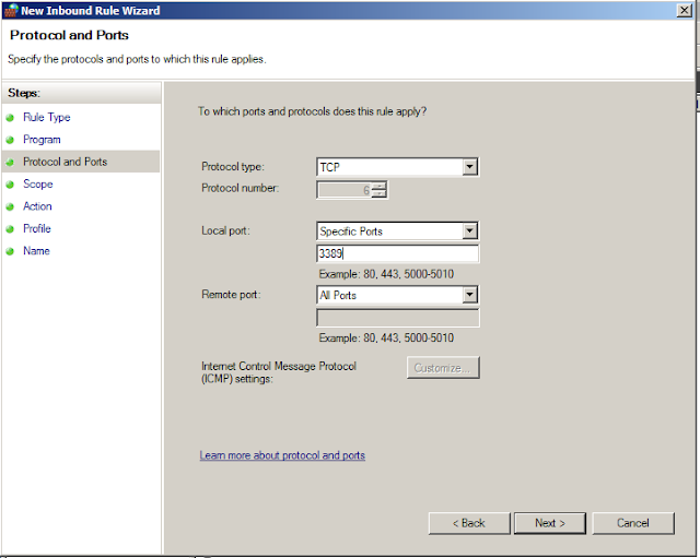 Hướng dẫn bật Firewall và mở port cho Remote Desktop trên Windows