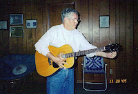 Bob playing the guitar