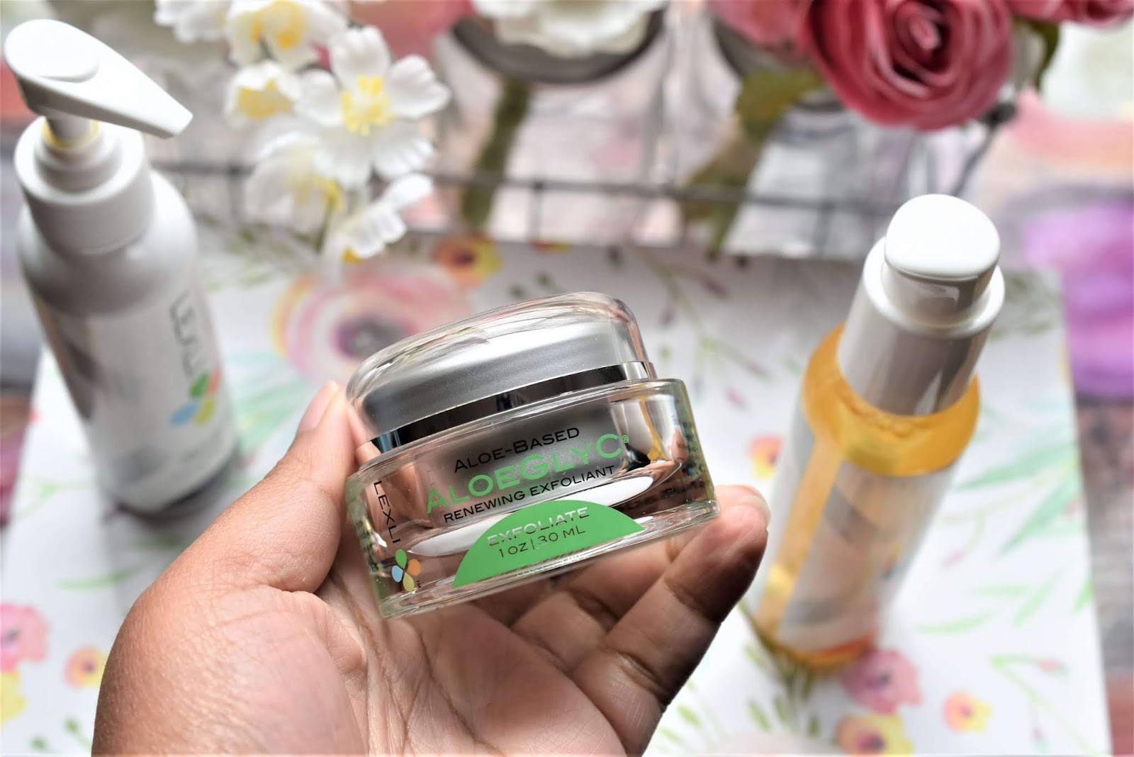 My Current Facial Skincare Routine to Fade Dark Spots with Lexli