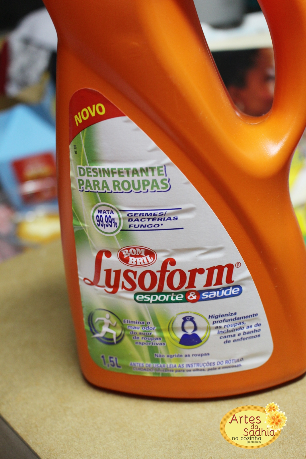 Lysorform próprio para roupas | Artes da Sadhia na cozinha