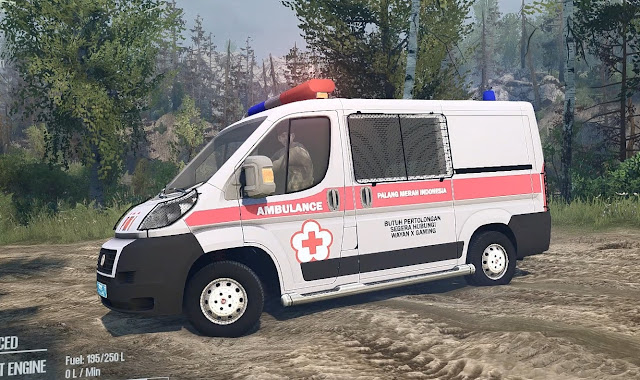 Mod Mobil Ambulance Fiat Spintires Mudrunner