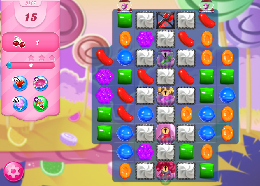 Candy Crush Saga level 3117 Candy Crush Saga level 3117