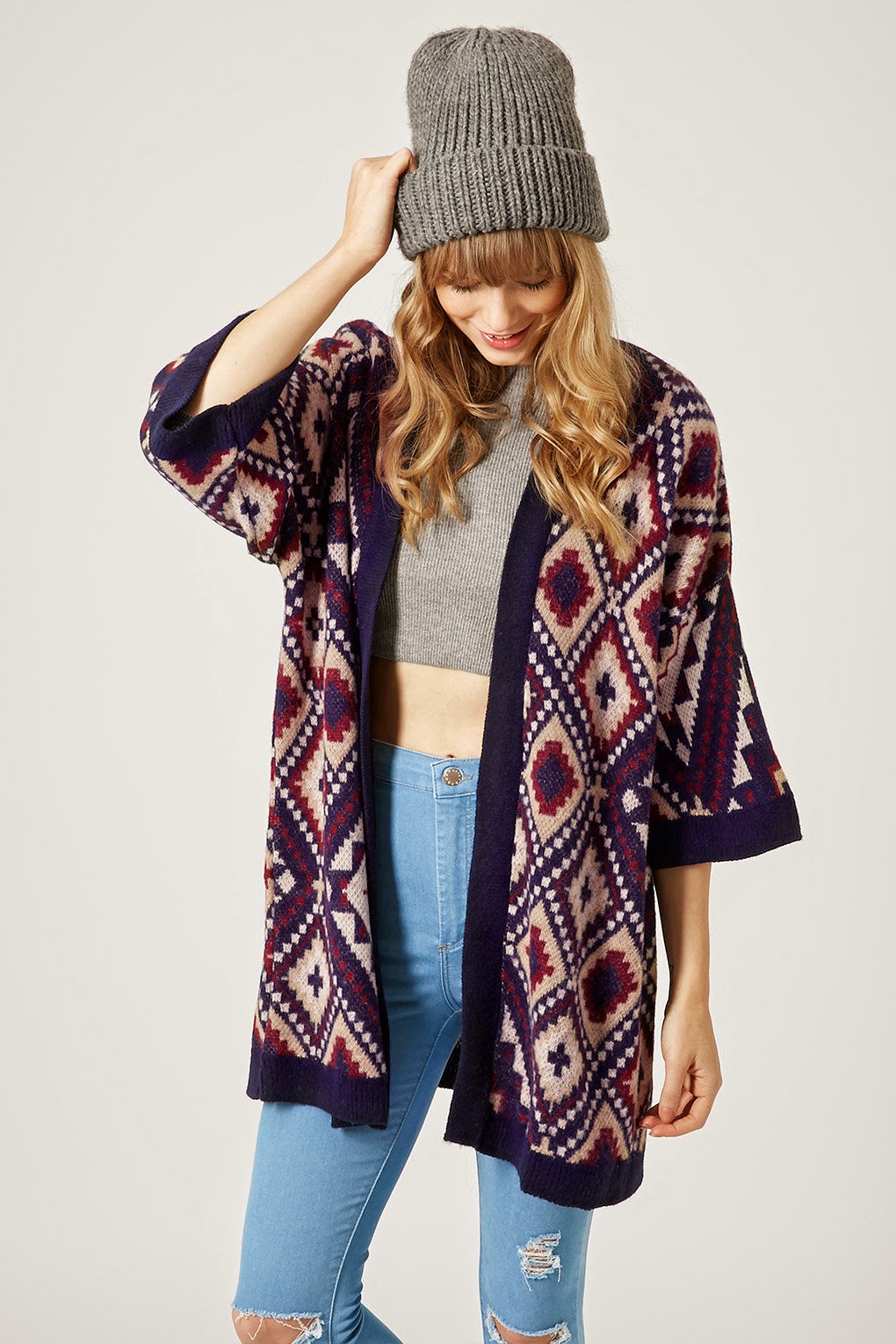 patterned cape 