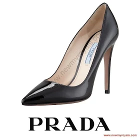 Queen Letizia Style PRADA Toe Pump and FELIPE VARELA Dress 