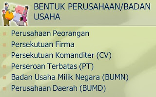 jenis jenis badan usaha,persamaan badan usaha dan perusahaan,perbedaan badan usaha dan perusahaan berdasarkan tujuan,perbedaan badan usaha dan perusahaan menurut wujudnya,bentuk bentuk badan usaha,