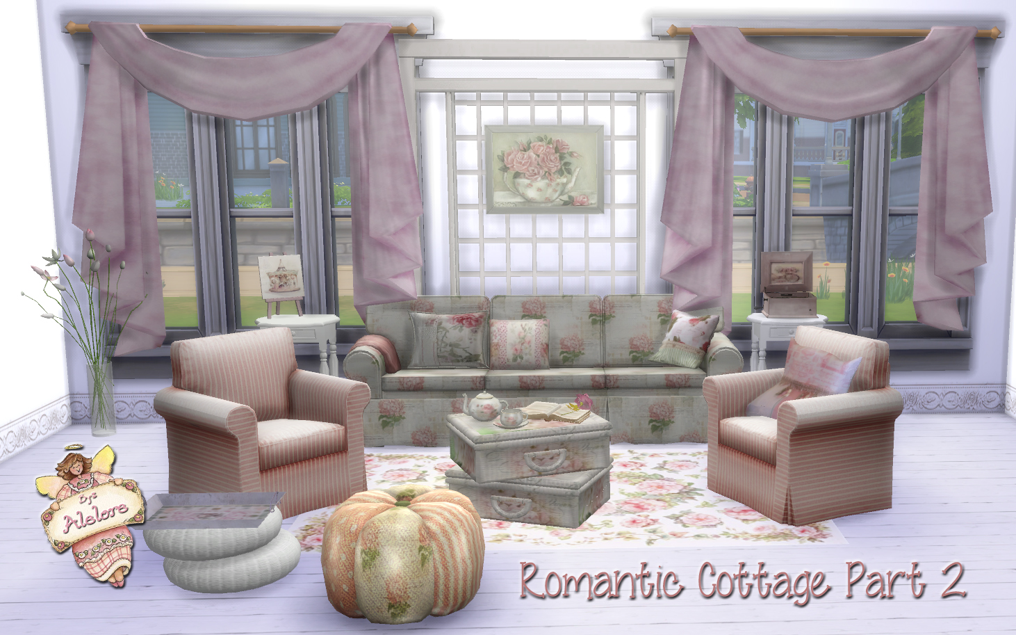 Alelore Sims Blog Romantic Cottage Decor Pt 2