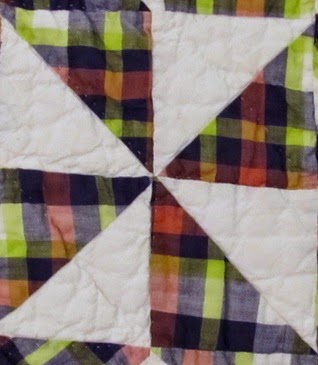 Quilt pattern Star Plaid