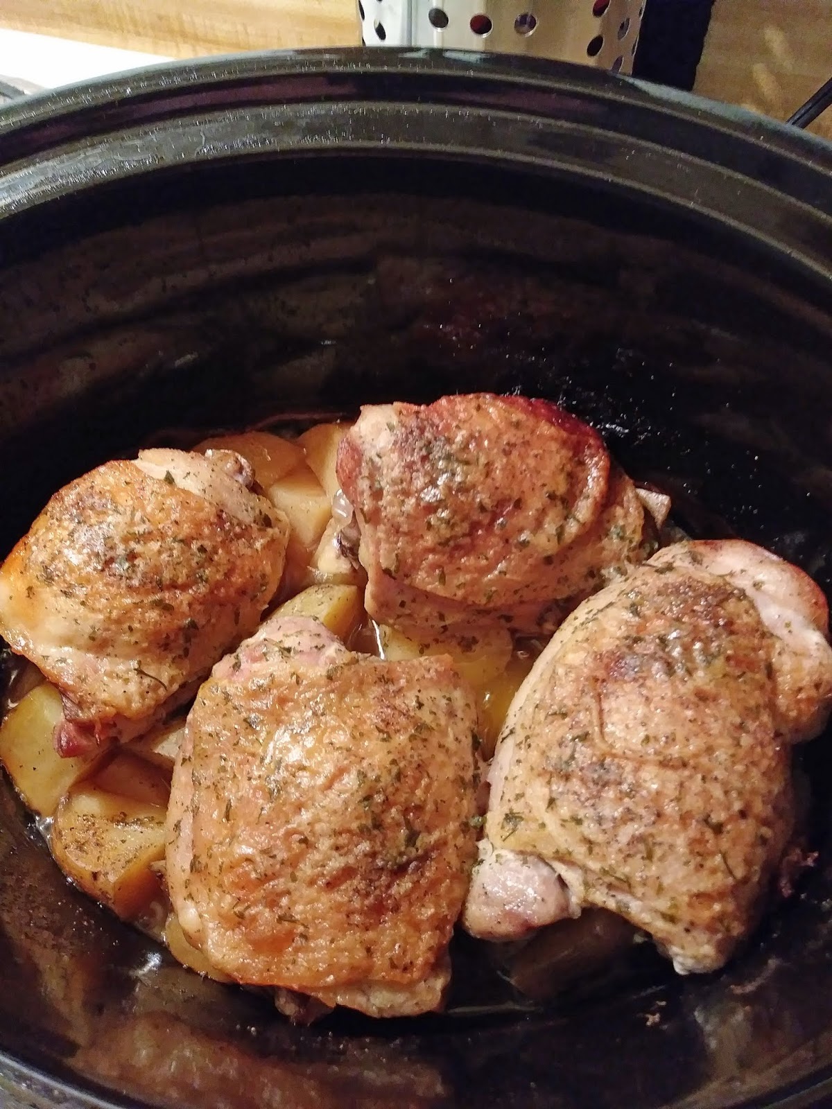 Christine's Pantry Slow Cooker Ranch Chicken and Potatoes