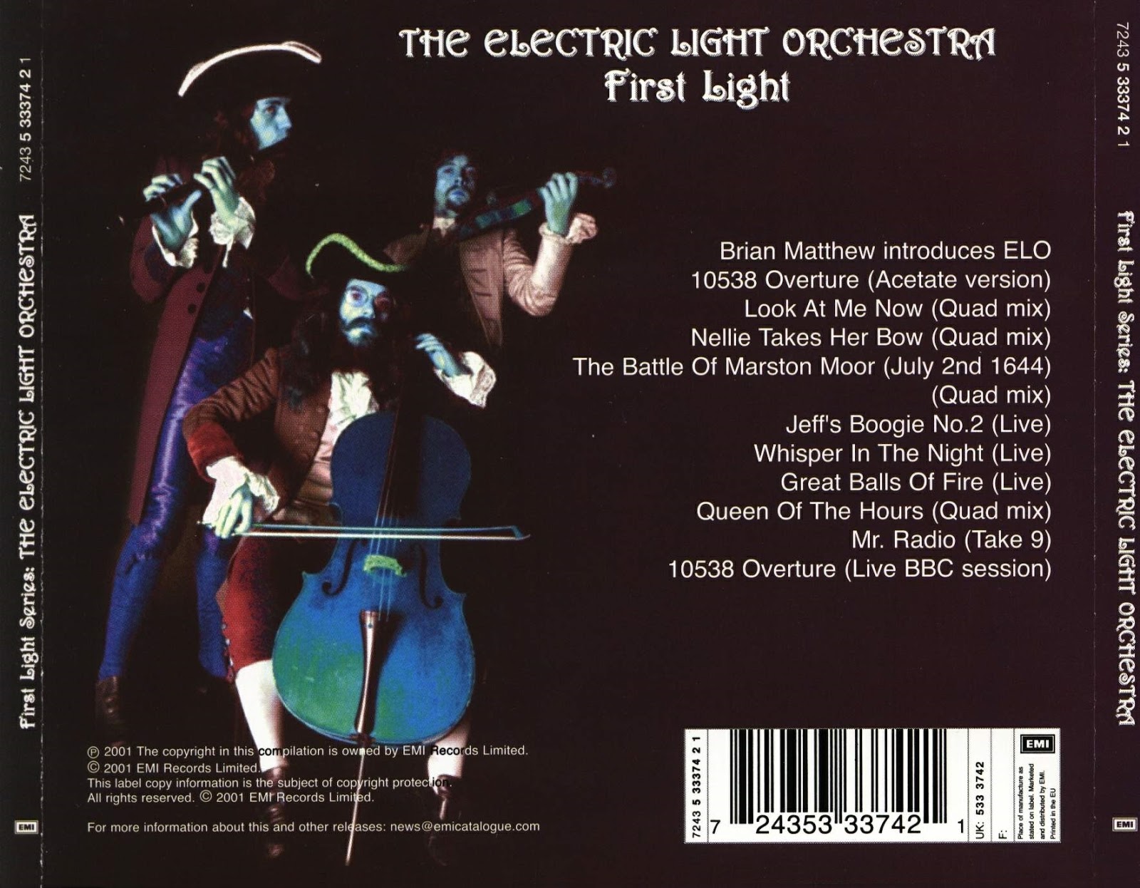 Pink Floyd Ilustrado 1971 The Electric Light Orchestra Electric