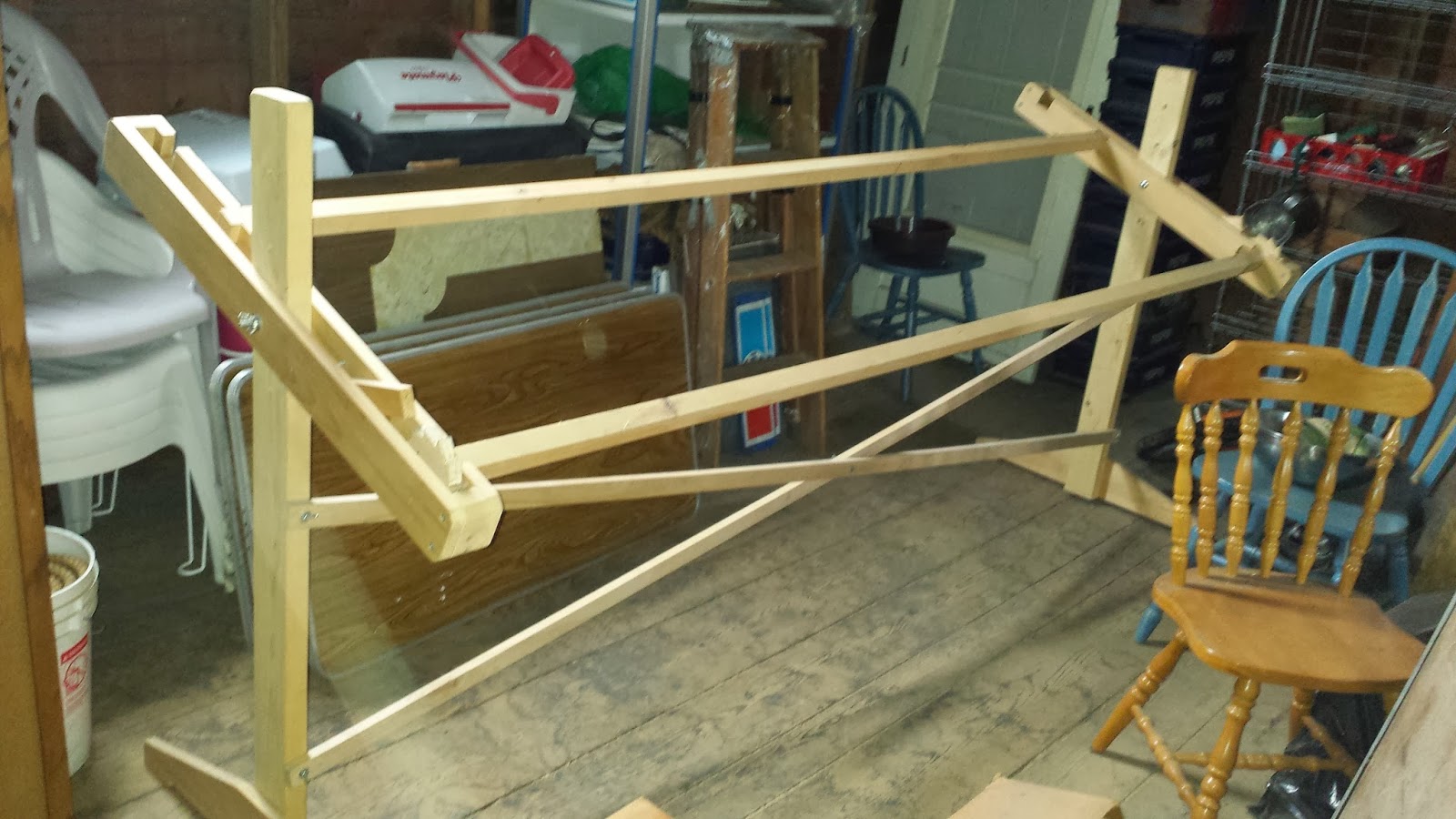 QUILTING WITH AREA 3 Quilt Rack For Sale