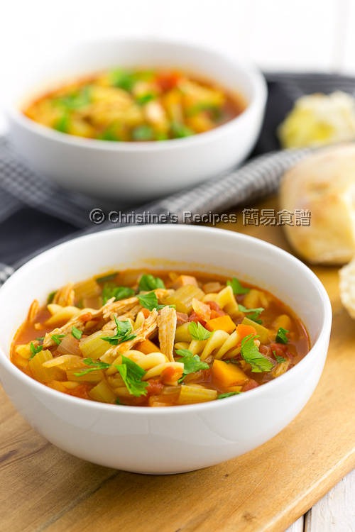 雞絲火腿雜菜番茄湯 Chicken and Tomato Soup01
