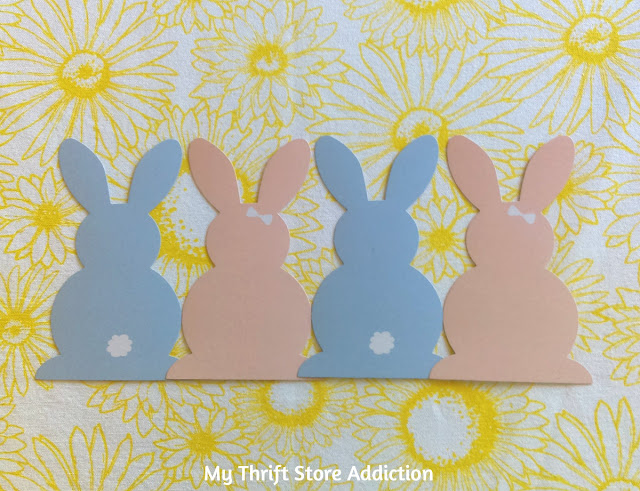 15 minute fancy bunny place cards 
