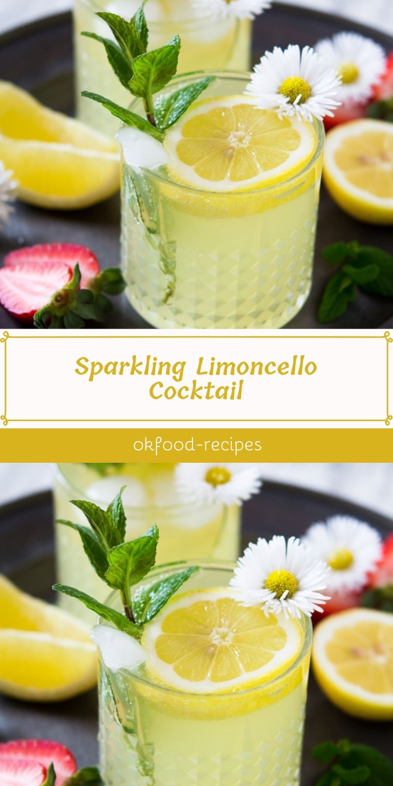 Sparkling Limoncello Cocktail Sparkling Limoncello Cocktail