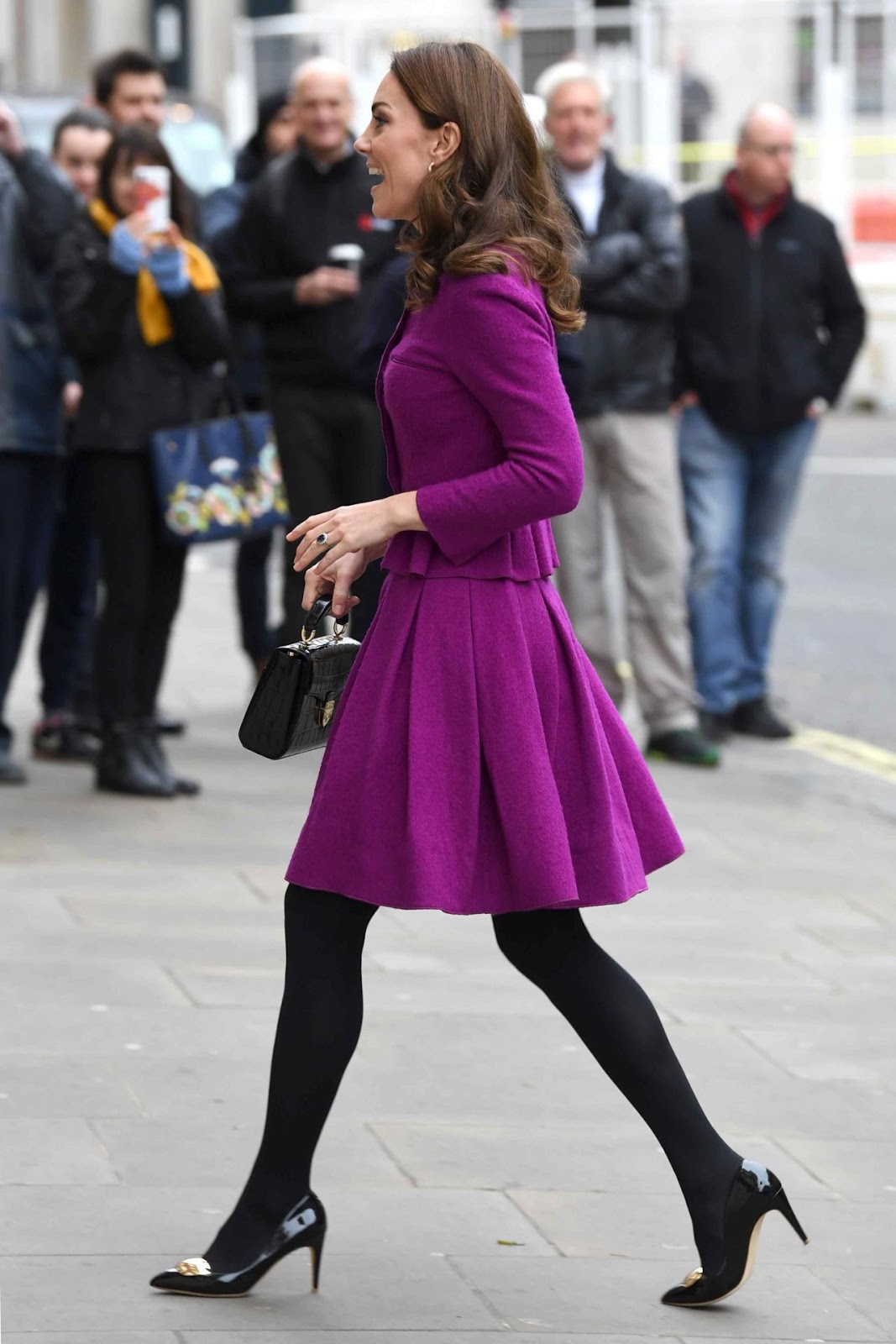 Kate Middleton in Purple Dress at Royal Opera House in London CineHub