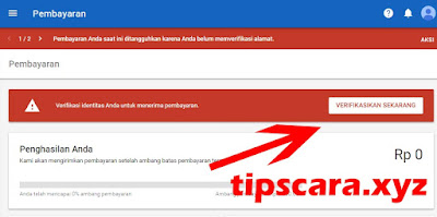 Pembayaran - Cara Verifikasi Identitas Akun Google Adsense 2018 Pembayaran - Cara Verifikasi Identitas Akun Google Adsense 2018