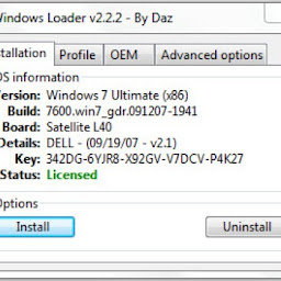 Windows 7 Loader 1.91