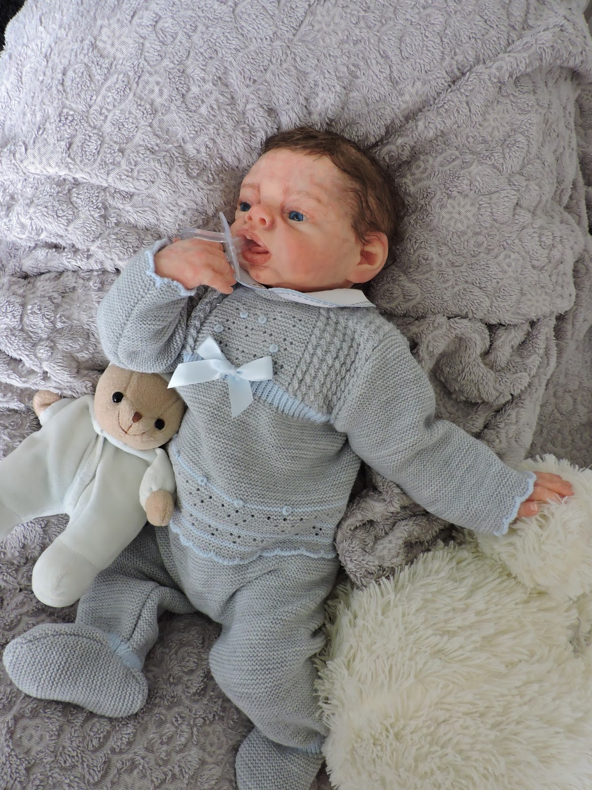 Full Body Soft Solid Silicone Baby doll/REBORN SILICONA Drink fluids