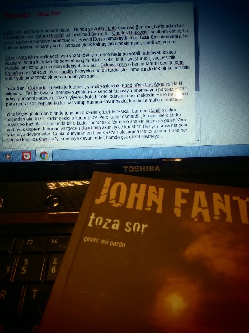 Toza Sor - John Fante - Kitap Yorumu