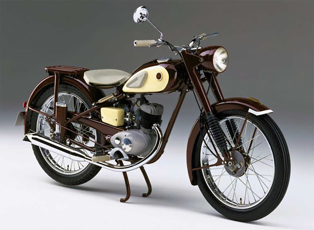 1955 Yamaha YA 1 The Red Dragonfly