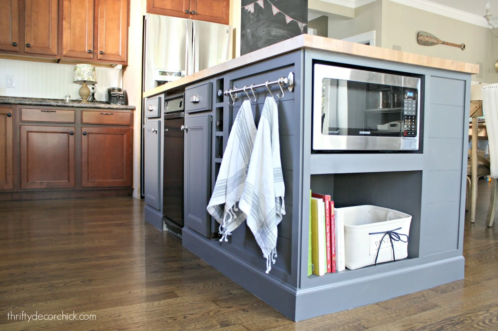 How to move a microwave to an island Thrifty Decor Chick Thrifty