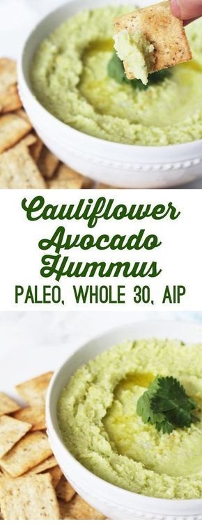 Avocado Cauliflower Hummus