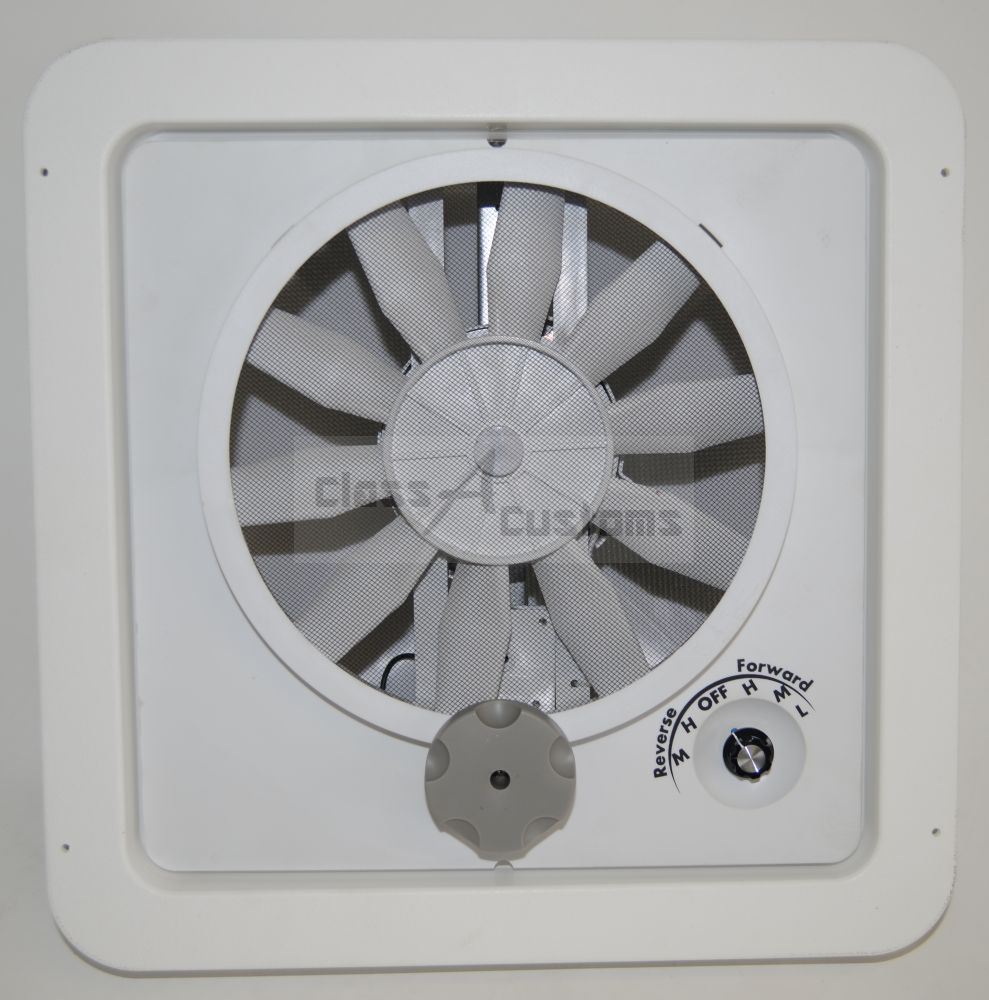 Class A Customs 90046CR Vortex II Multi Speed 12 volt RV Roof Vent Upgrade Kit classAcustoms