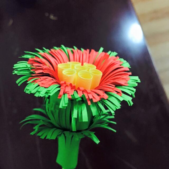 Quilling grass flowers Crazzy Craft