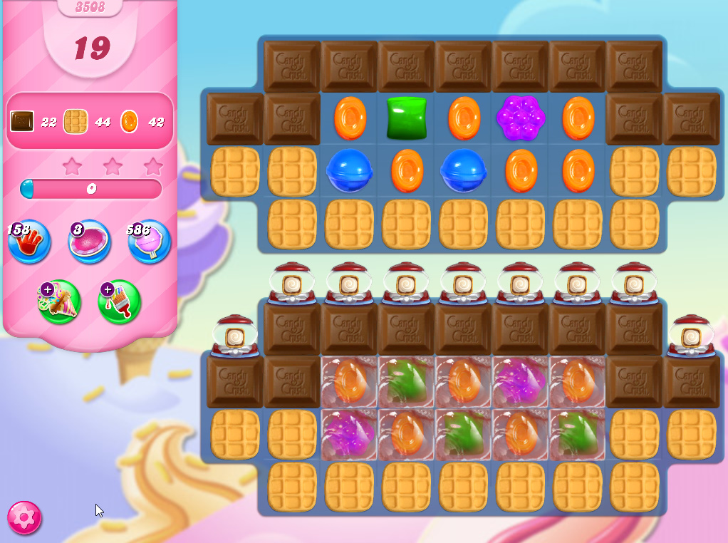 Candy Crush Saga level 3580 Candy Crush Saga level 3508