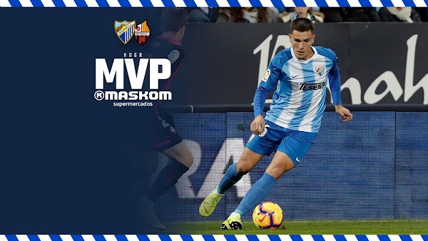 Hugo es elegido MVP del Málaga - Reus