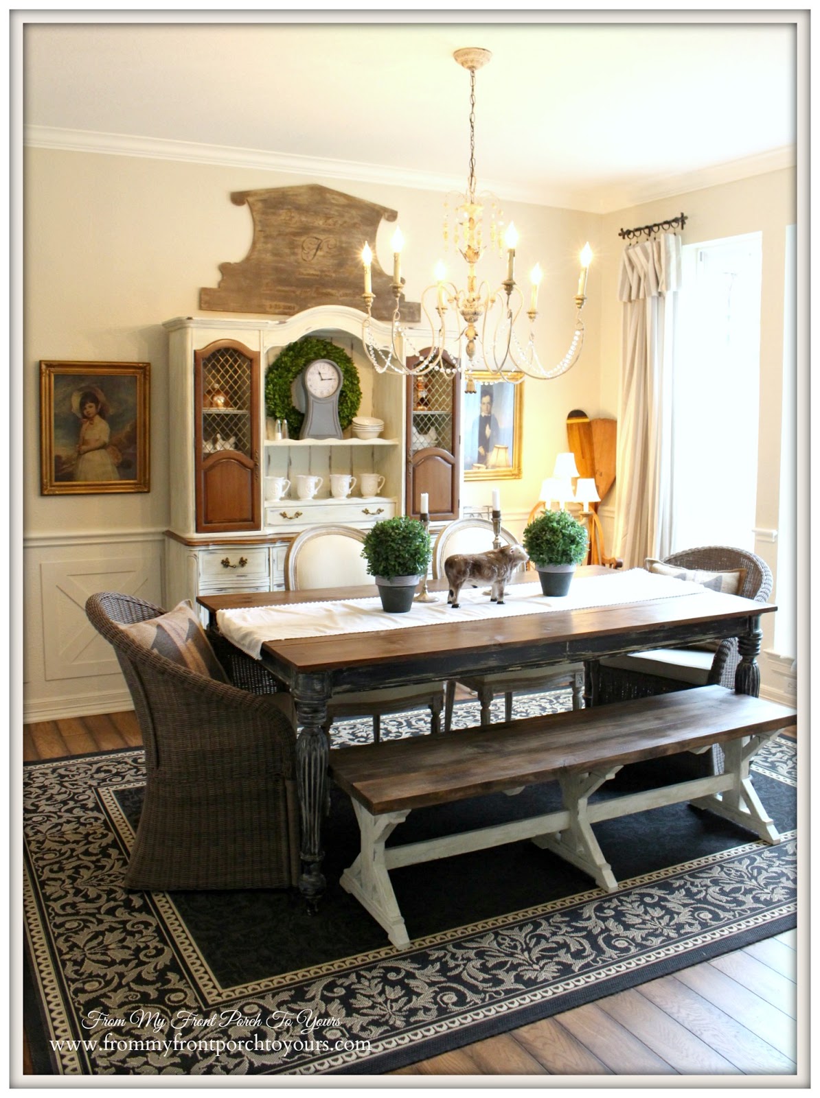 from my front porch to yours: french country farmhouse dining room from my front porch to yours: french country farmhouse dining room