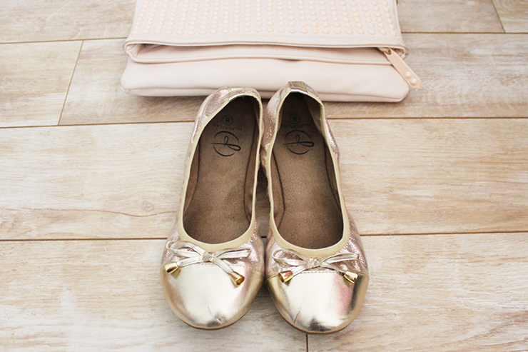 The Blush Blonde: Comfy & Chic with Talaria Flats