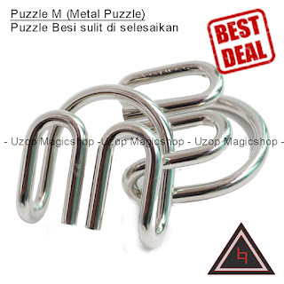 Jual alat sulap metal Puzzle M Jual alat sulap metal Puzzle M
