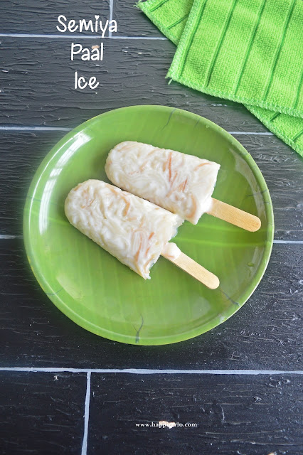 Semiya Paal Ice Recipe | Vermicelli Milk Popsicles