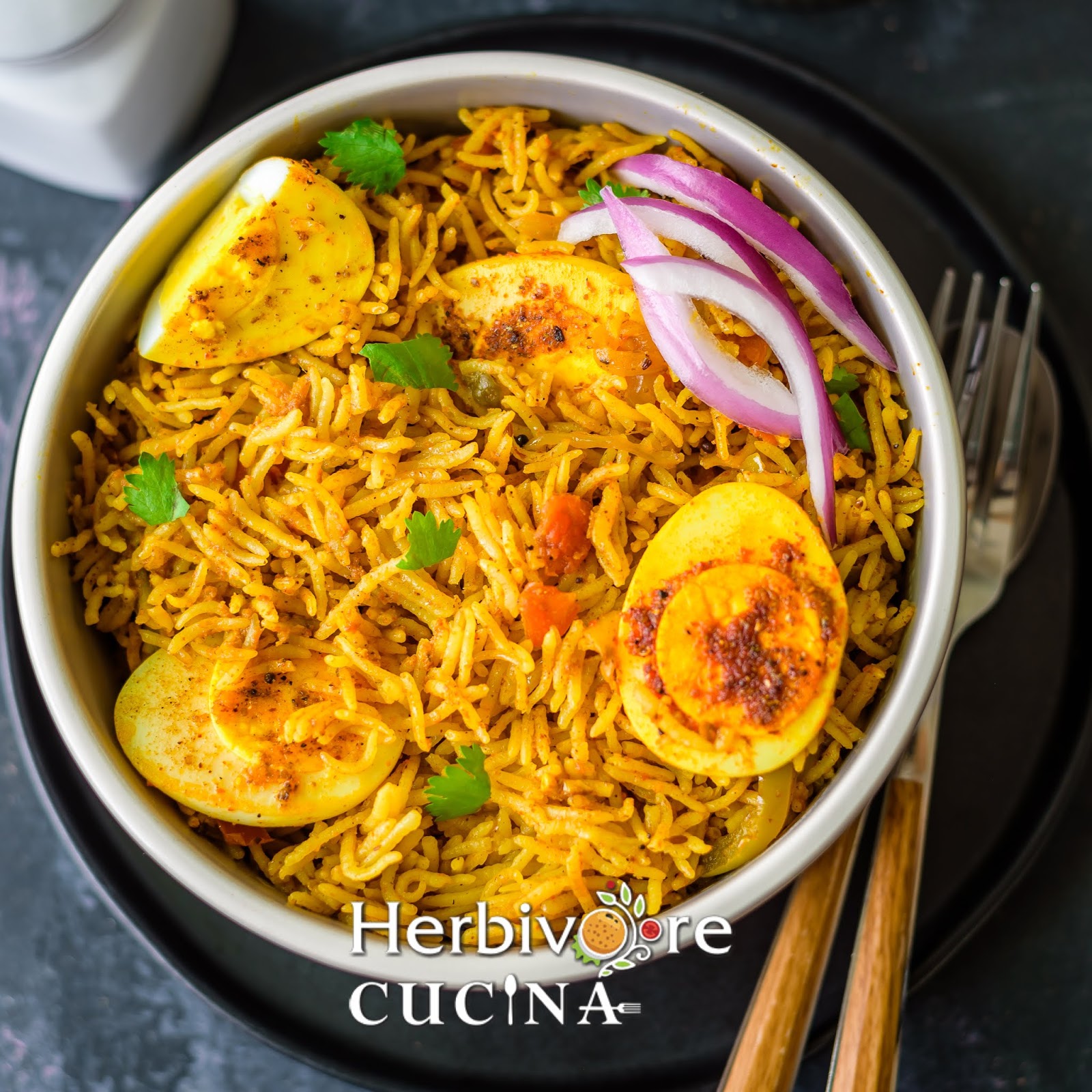 Herbivore Cucina Instant Pot Masala Egg Biryani