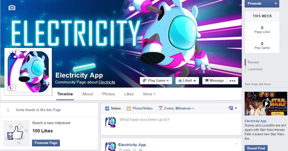 Electricity App Electricity share your score with your friends
