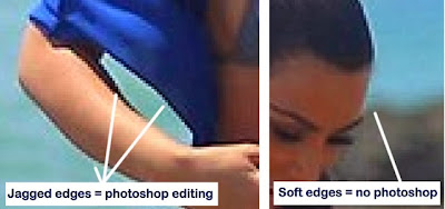 Kim Kardashian photoshop fail funny bikini
