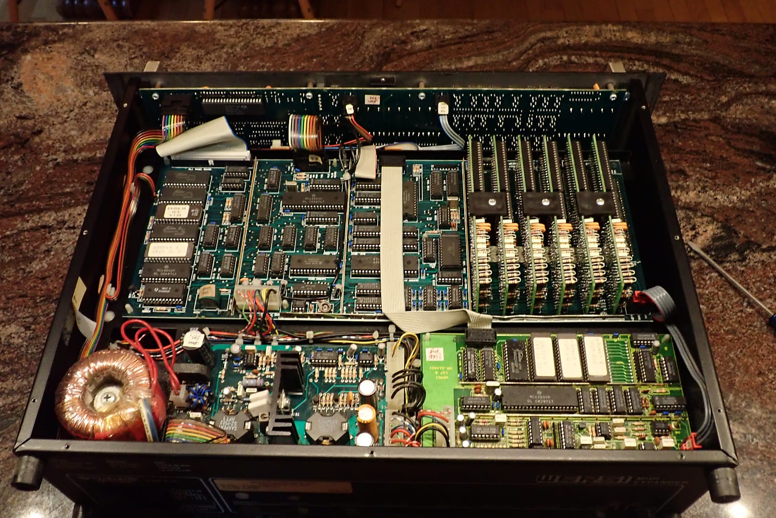 MATRIXSYNTH Wersi MIDI Expander EX 10R With Original Stand 1985 *RARE*