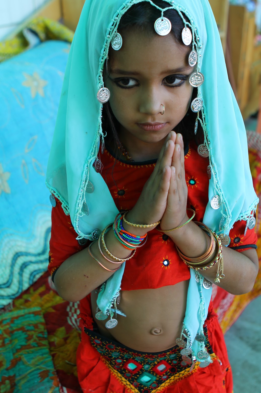 kids and colors Imani as a berber, or Indian girl