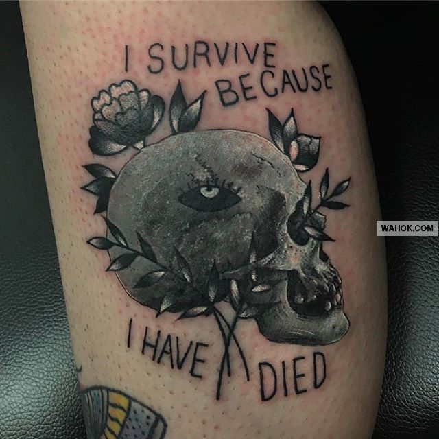 Gambar Tato 3D Keren Tengkorak Terbaru Koleksi Foto Google, Tumblr, Pinterest,instagram
