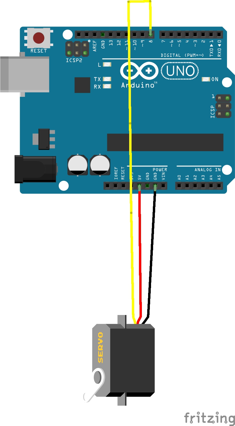 Interfacing: ใบงานที่ 6 การควบคุม Servo Motor (SG90) ด้วย Arduino UNO R3