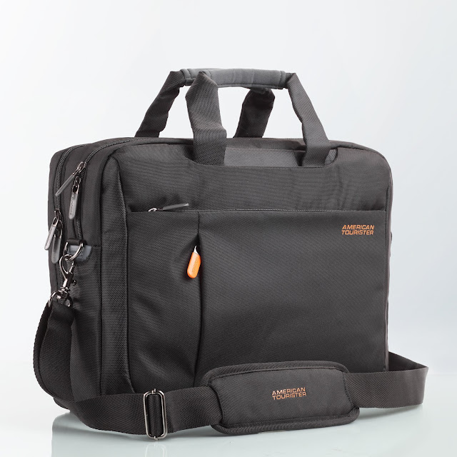 american tourister Bags Wallets Luggage american tourister 3 way black+grey office bag