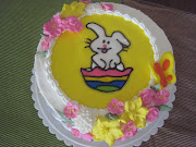 The Easter Bunny Cake is a lemon cake with lemon curd filling and is topped . img 
