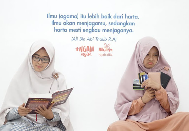 Hijab Alila gratis bagus cantik tentang ilmu iman