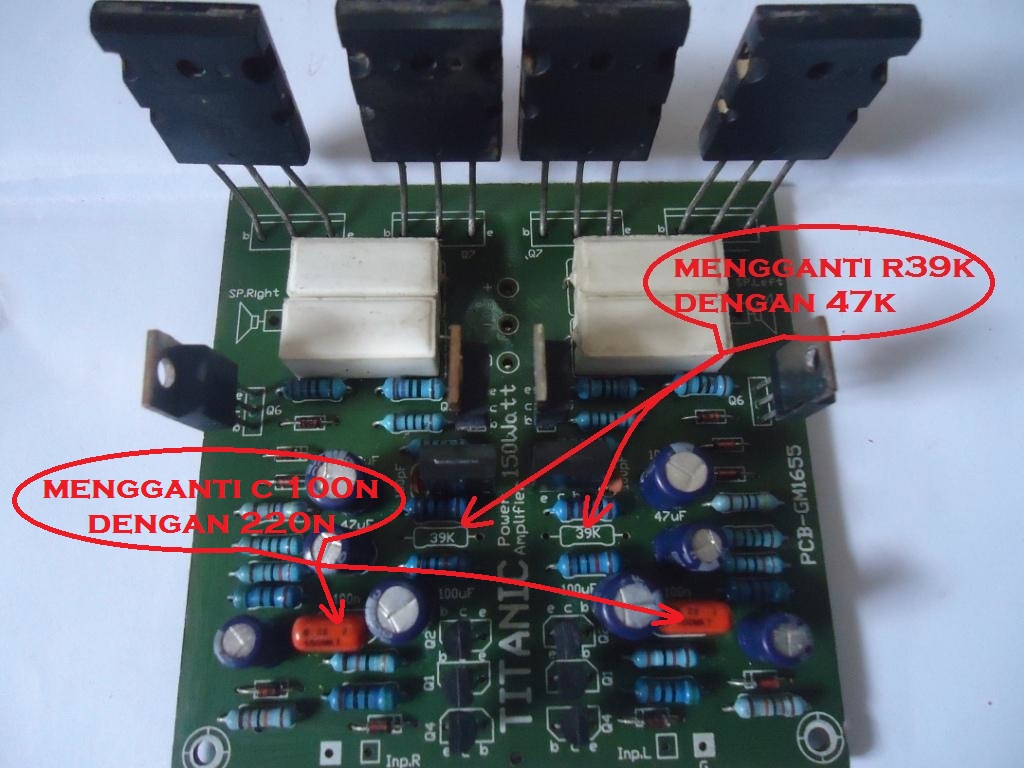 Cara Modifikasi Power Ocl 150 Watt Stereo