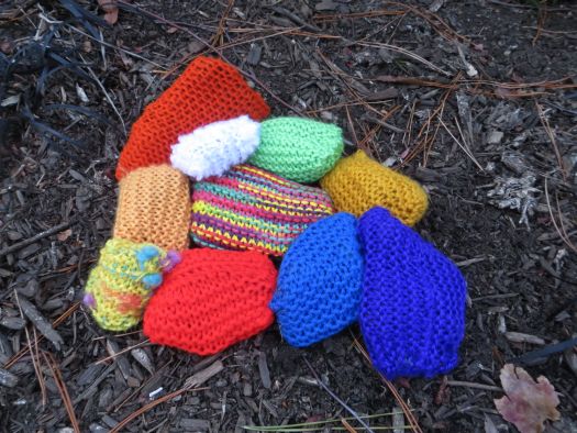 Yarnbombed Rocks